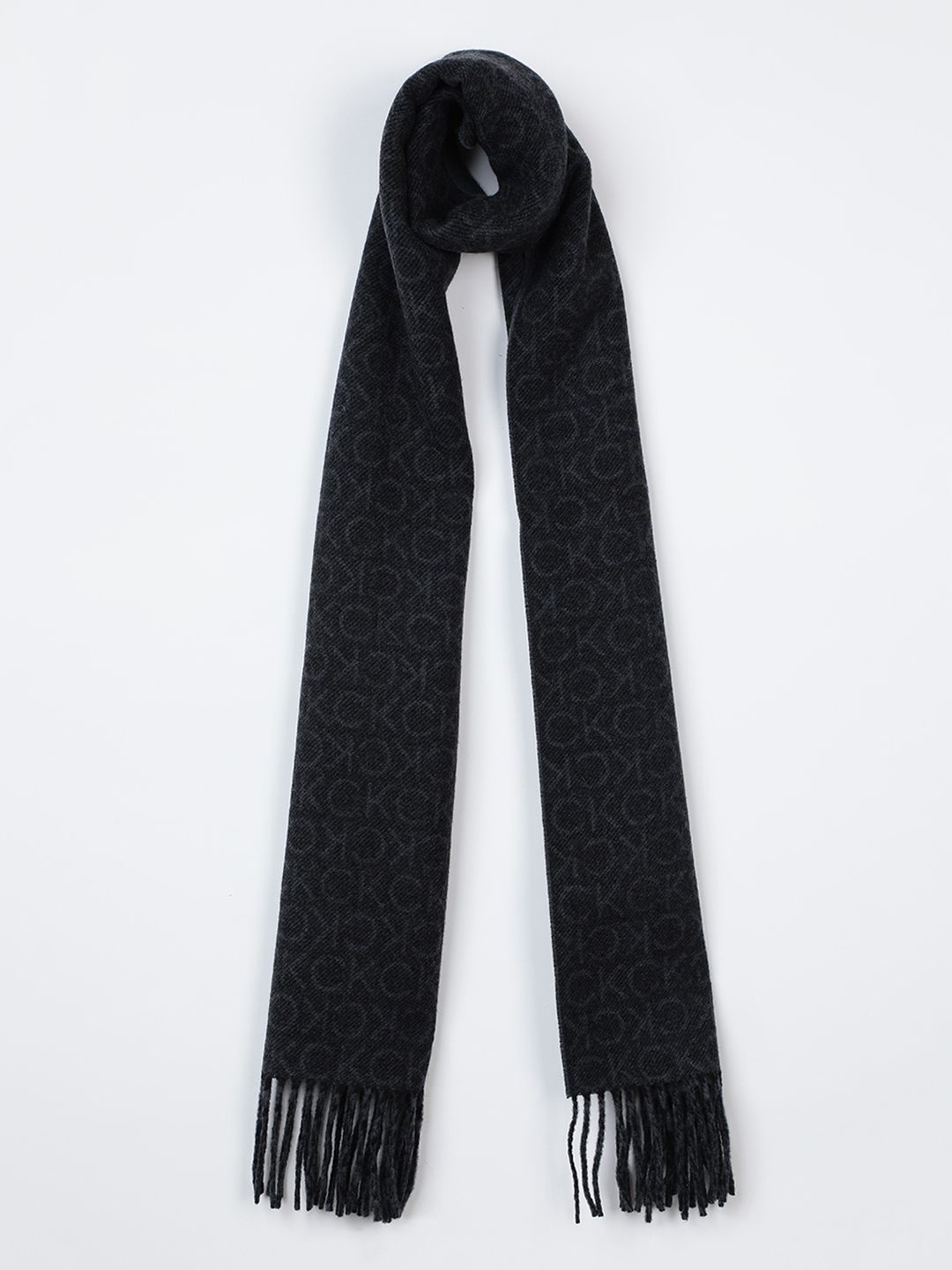 

Calvin Klein Men Printed Scarf, Black