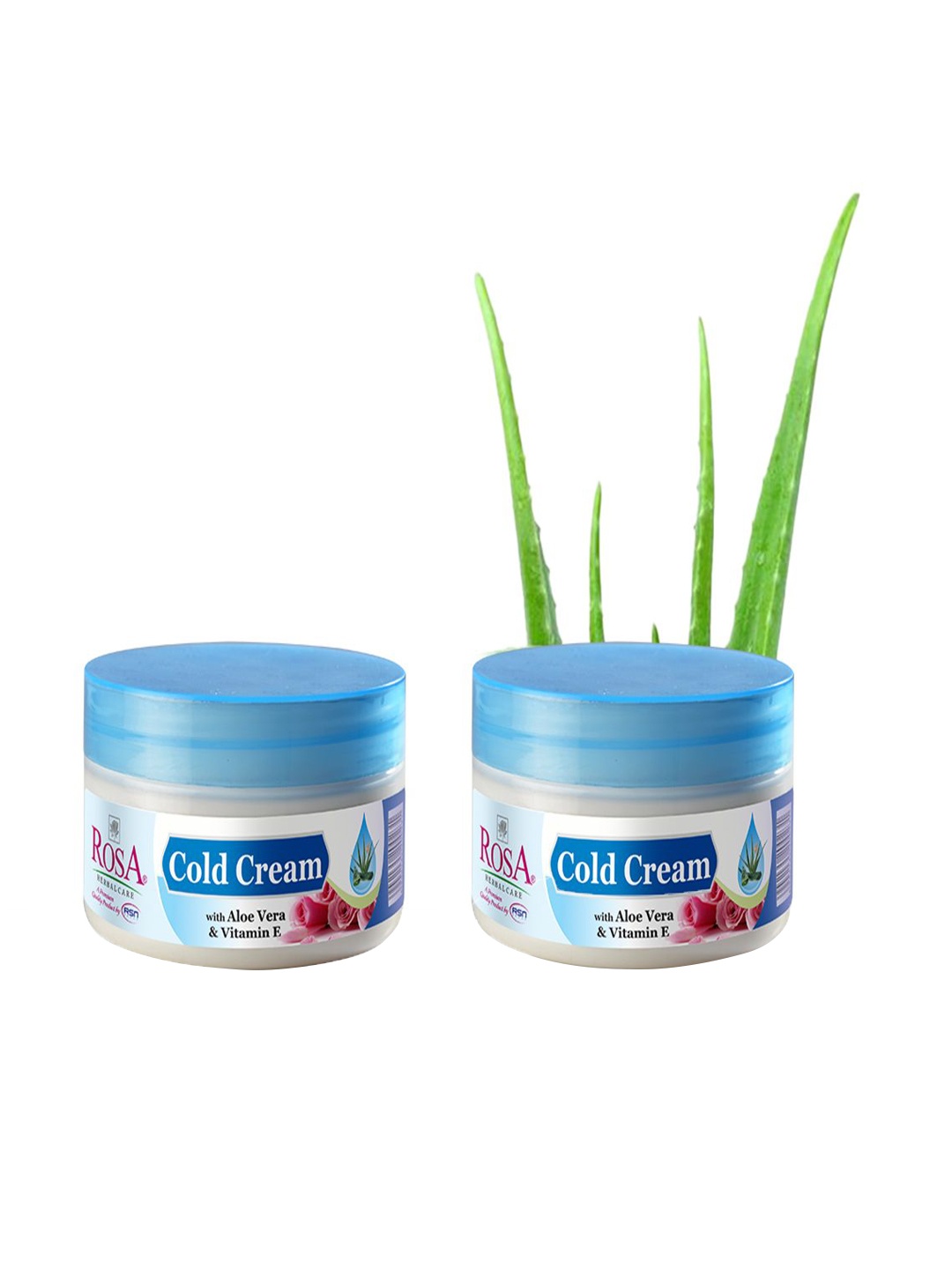 

ROSA Set Of 2 Cold Cream With Aloe Vera & Vitamin E 100ml Each, White