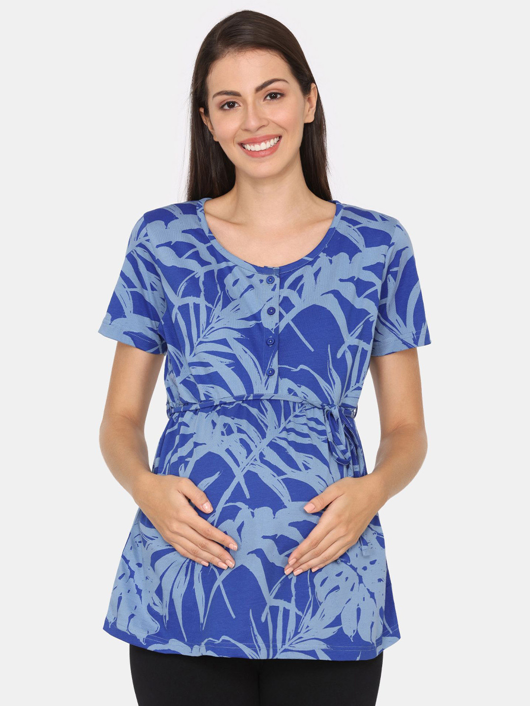 

Coucou by Zivame Floral Print Top, Blue