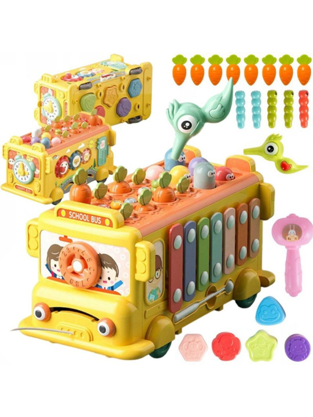 

PLUSPOINT BPA Free Gaming Accessory Activity Toys and Games, Yellow
