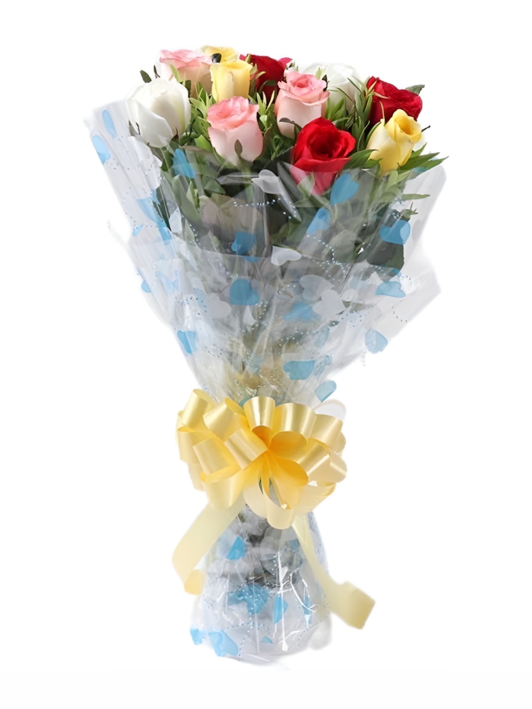 

Floweraura Yellow & Pink 6 Pieces Fresh Roses Bouquet