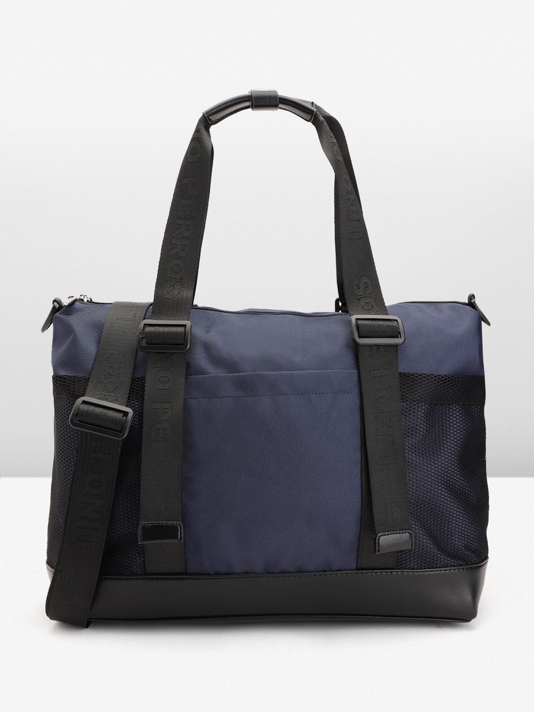 

Lino Perros Oversized Structured Laptop Handheld Bag, Navy blue