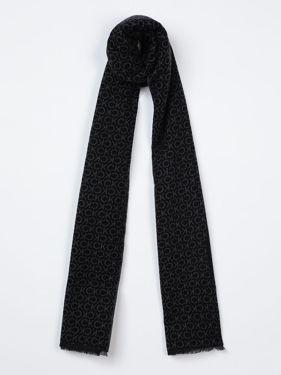 

Calvin Klein Men Printed Scarf, Black