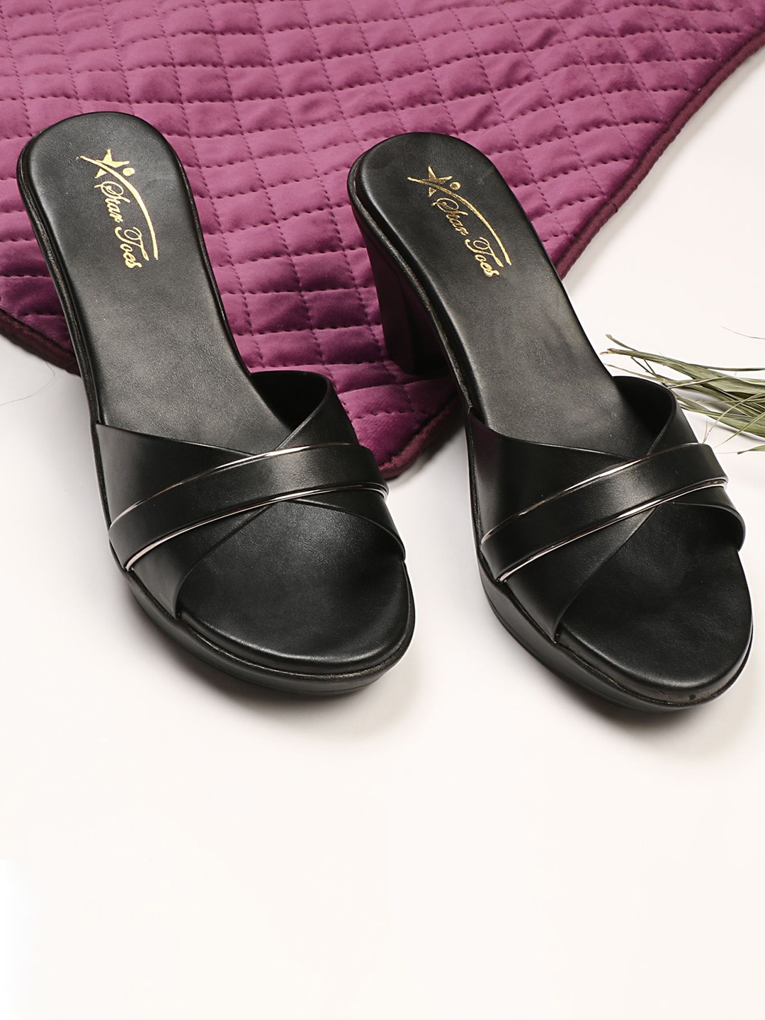 

STARTOES Work Platform Sandals, Black