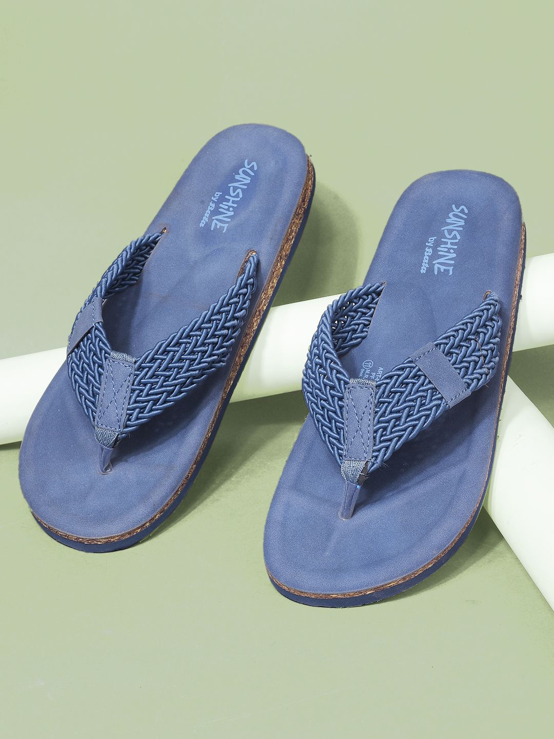 

Sunshine by Bata Men Thong Flip-Flops, Blue