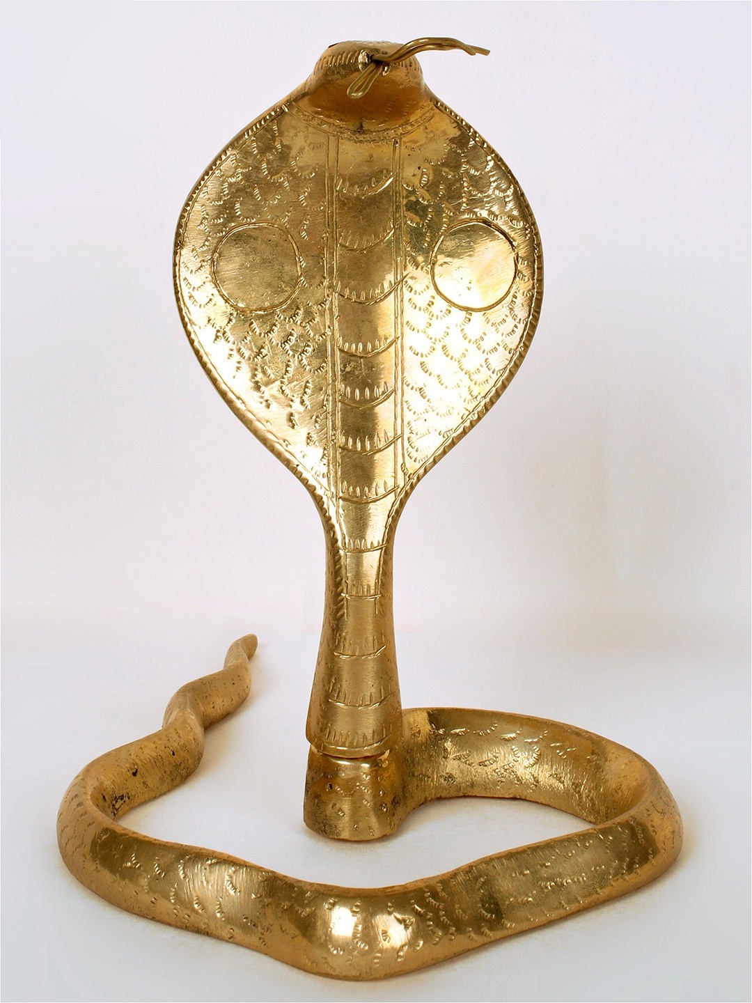 

Exotic India 8" Kundalini in Brass, Gold