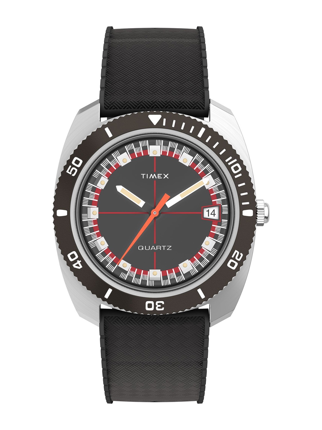 

Timex Men Printed Dial & Straps Analogue Watch TW2W22400U9, Black