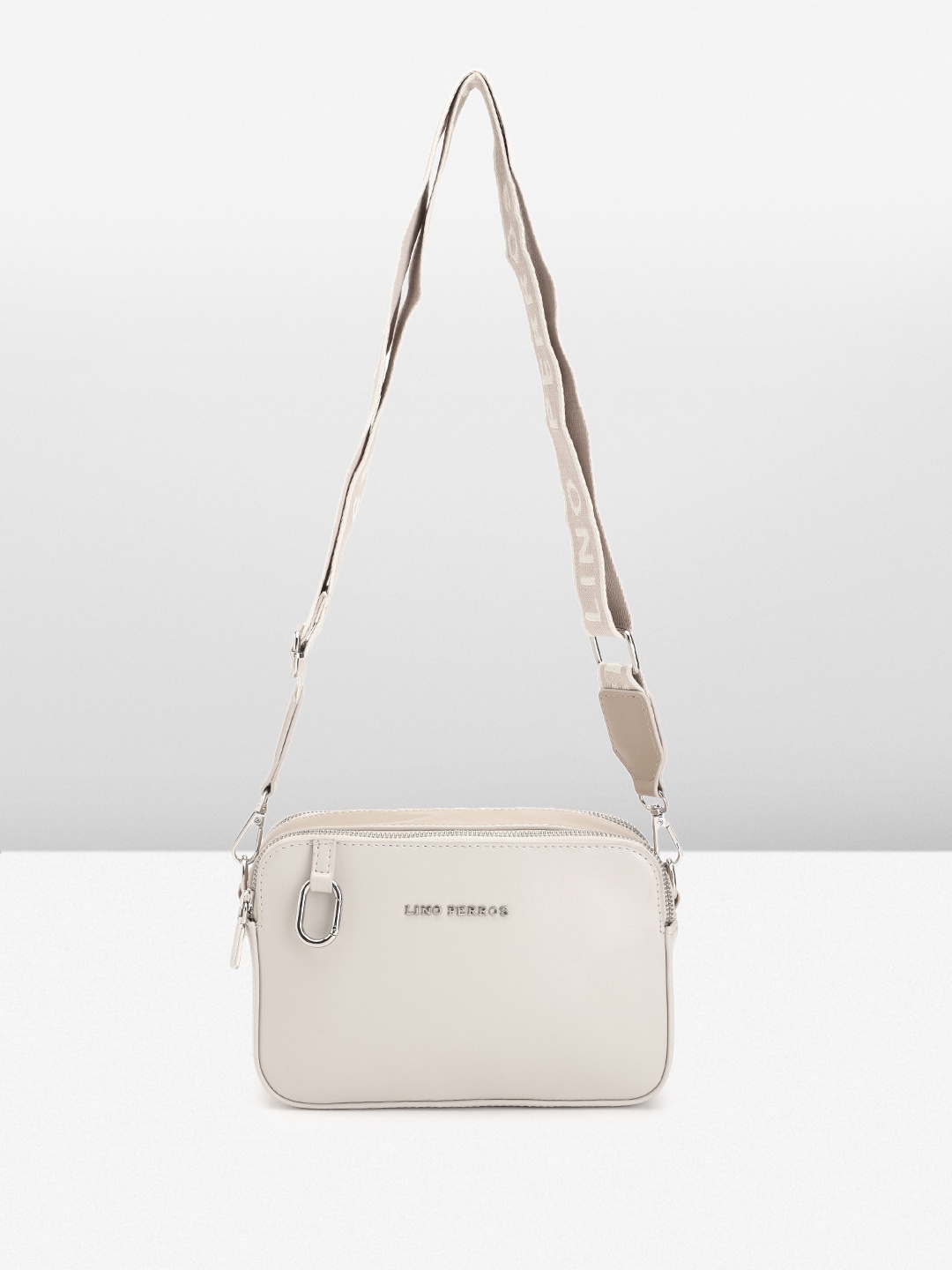 

Lino Perros Structured Sling Bag, Off white