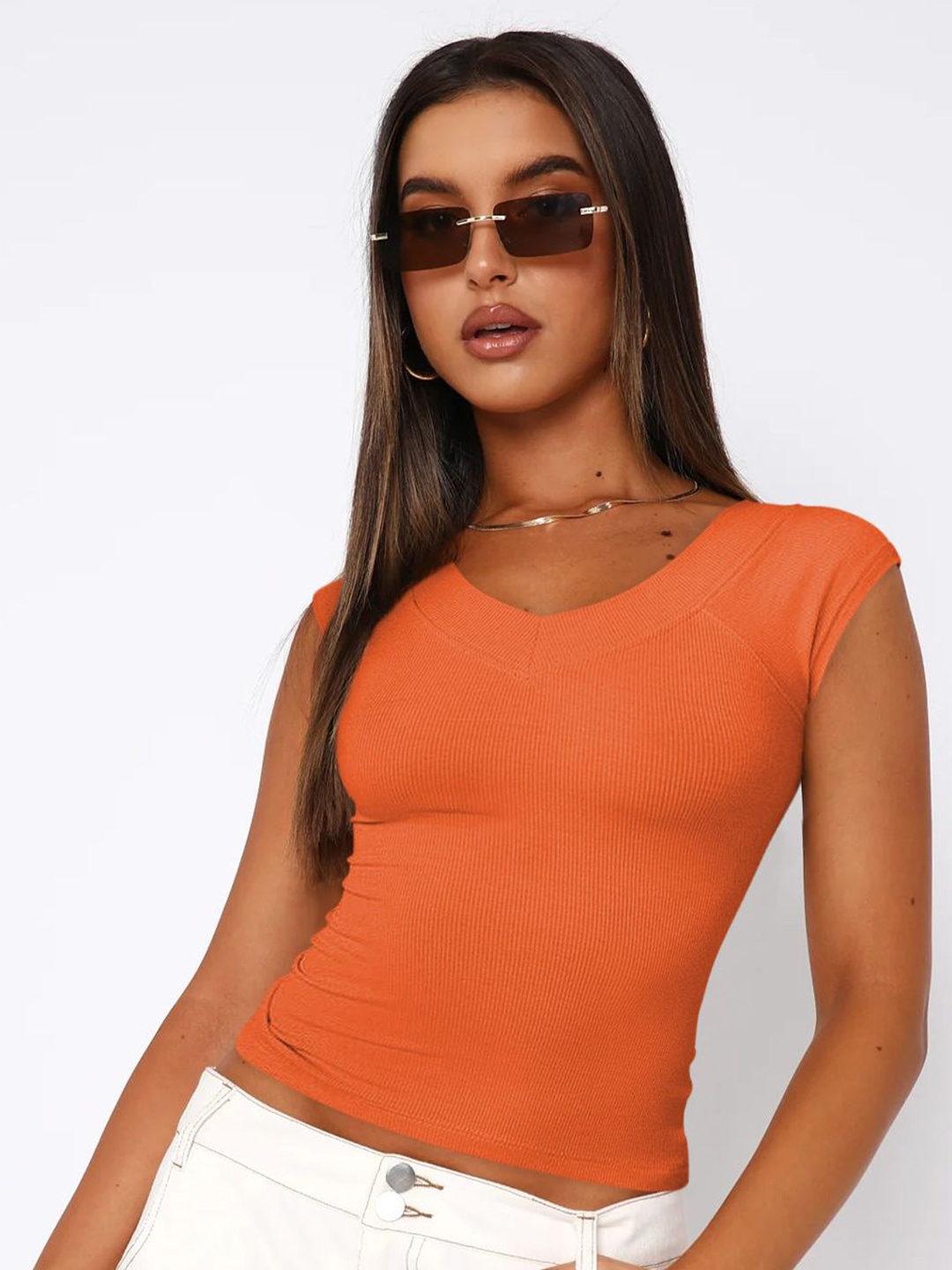 

HERE&NOW Top, Orange