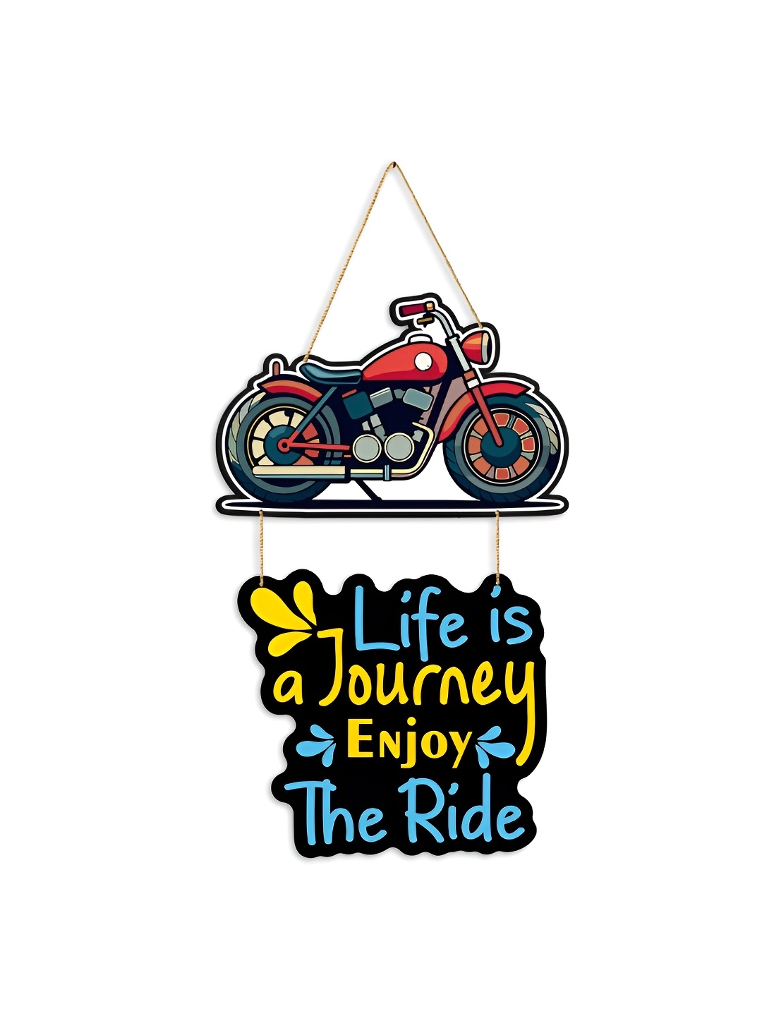 

CLAWCRAFTS Black & Red Quotes Modern Printed Wooden Wall Hangings