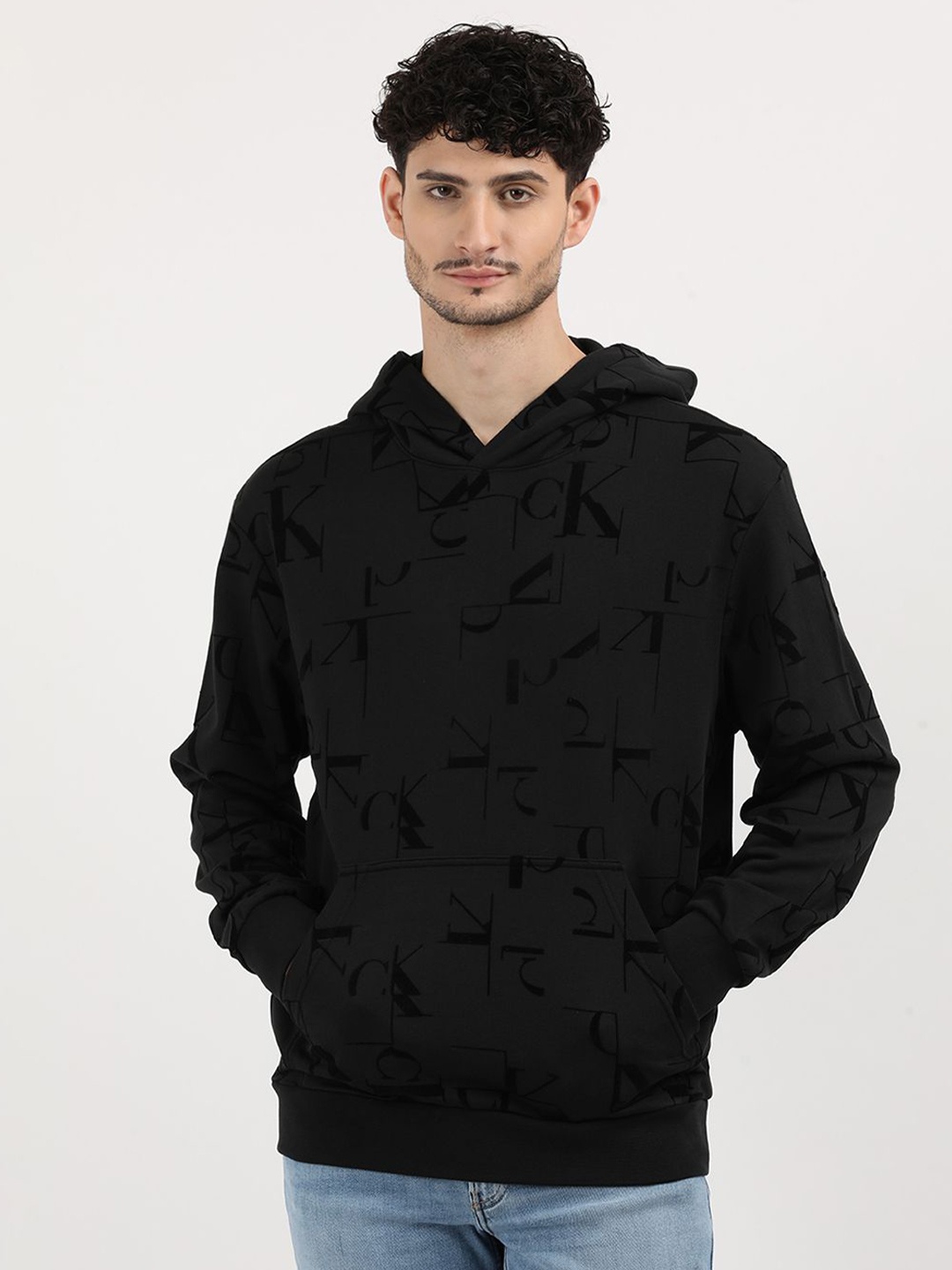 

Calvin Klein Jeans Men Printed Sweatshirt, Black