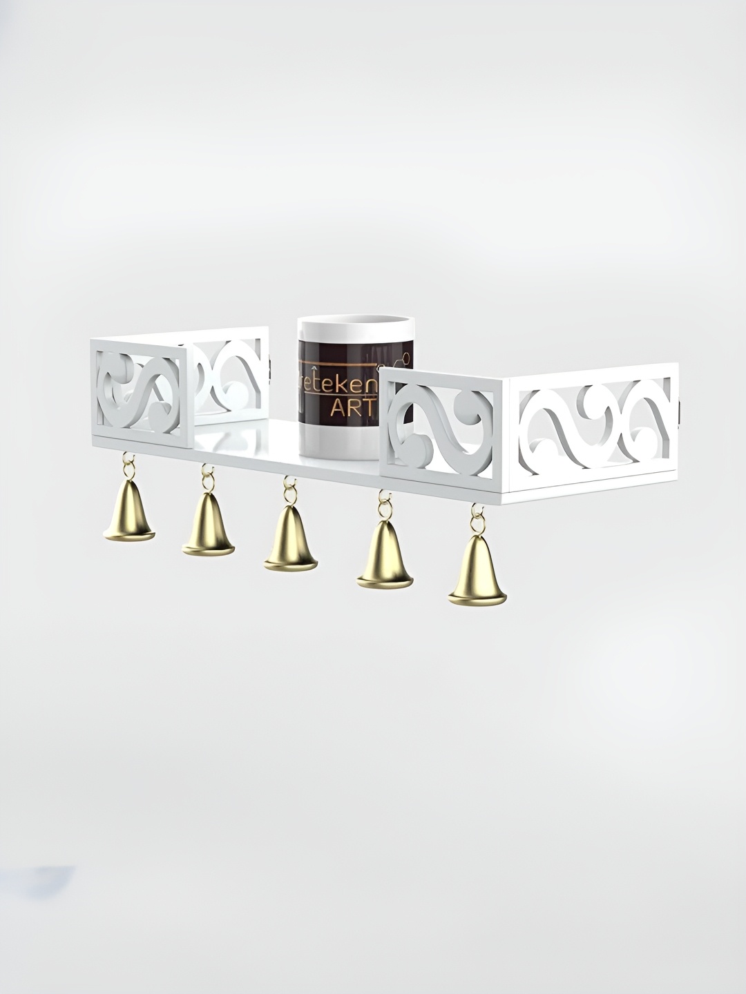 

UMAI White Wood Wall Shelves