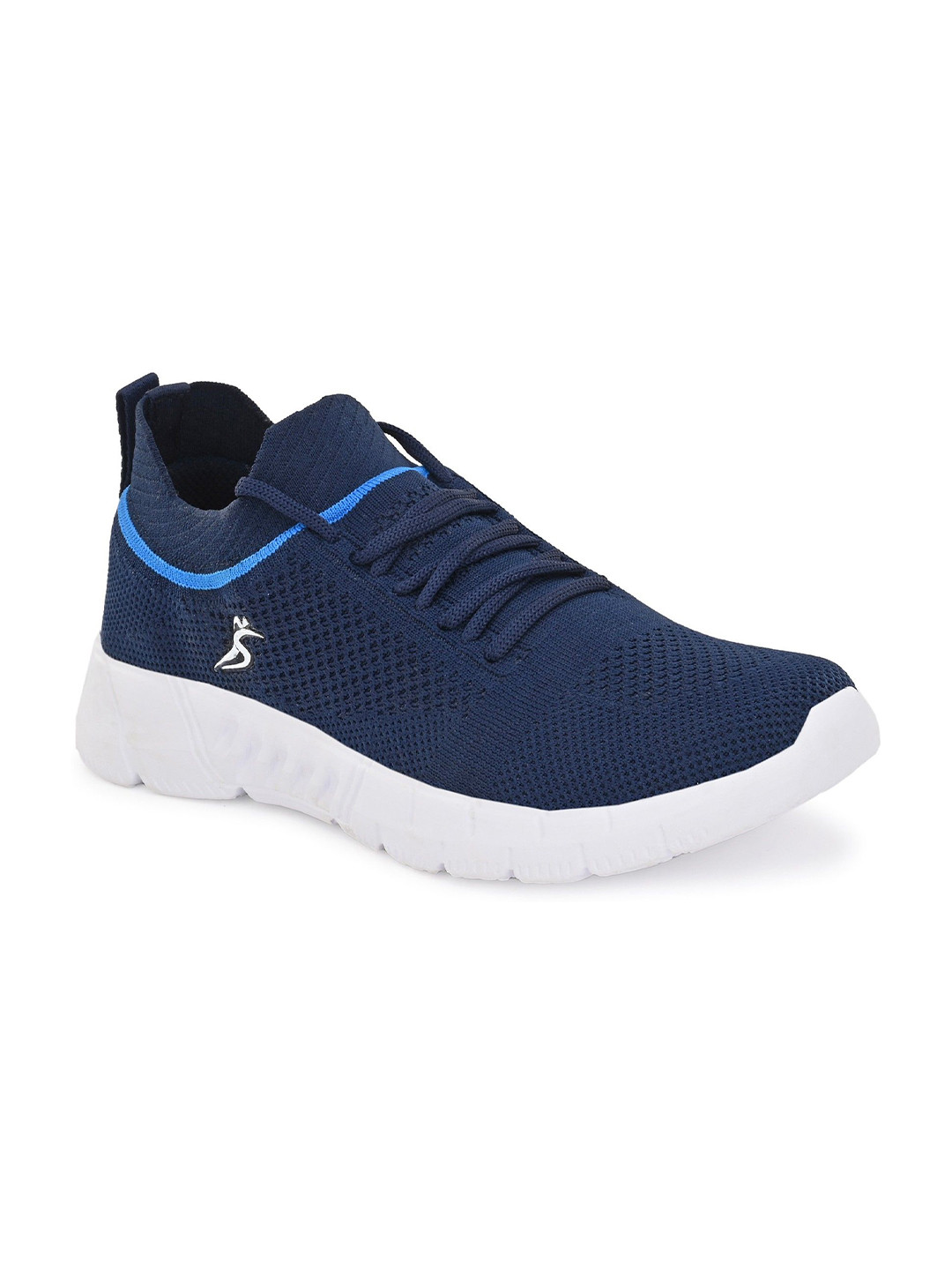

San Frissco Men Mesh Non-Marking Running Shoes, Navy blue
