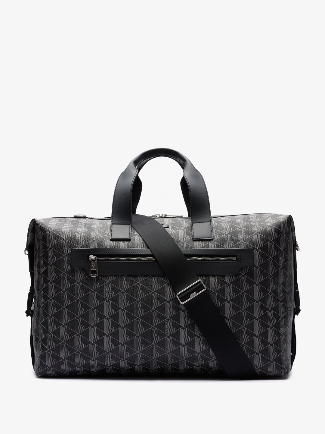 

Lacoste Printed Large Casual Duffel Bag, Black