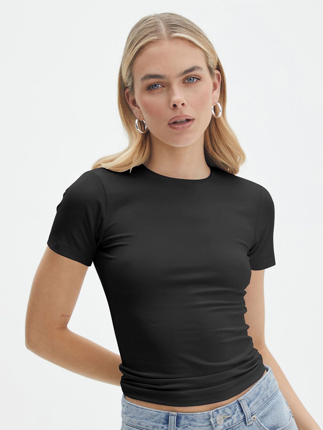 

HERE&NOW Crop Top, Black