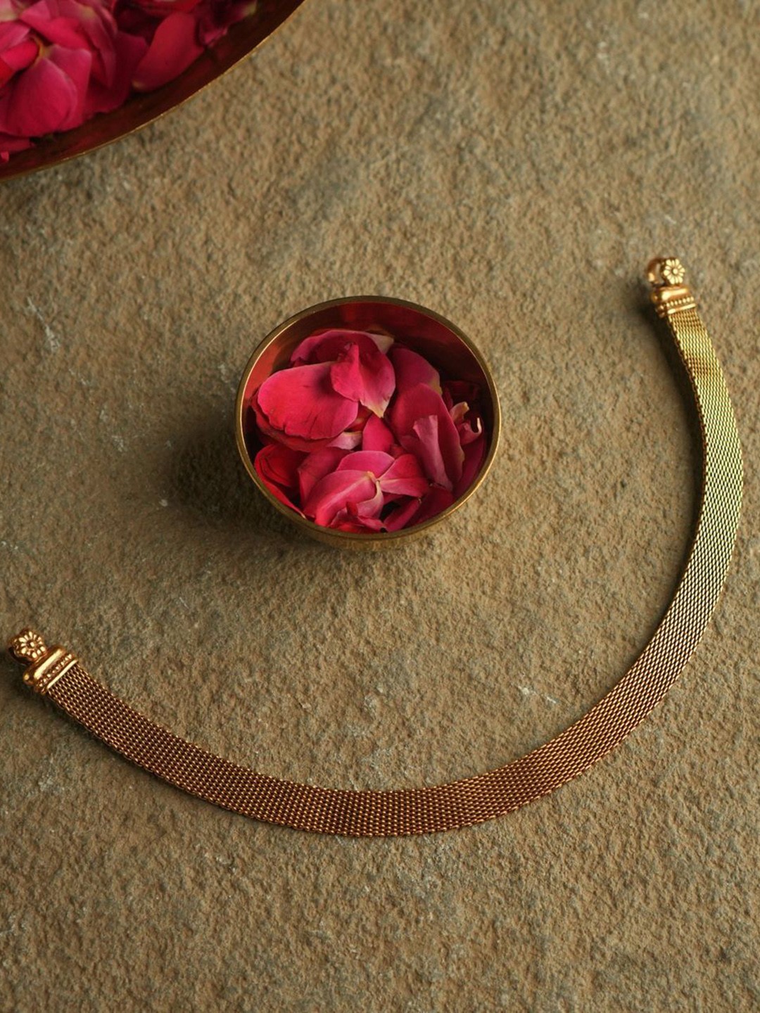 

Divas Mantra Malavika 92.5 Sterling Silver 22KT Gold-Plated Necklace