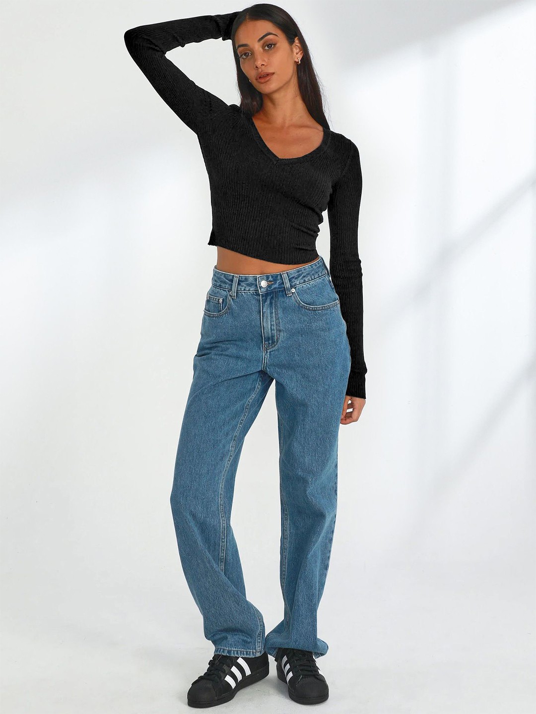 

HERE&NOW Crop Top, Black