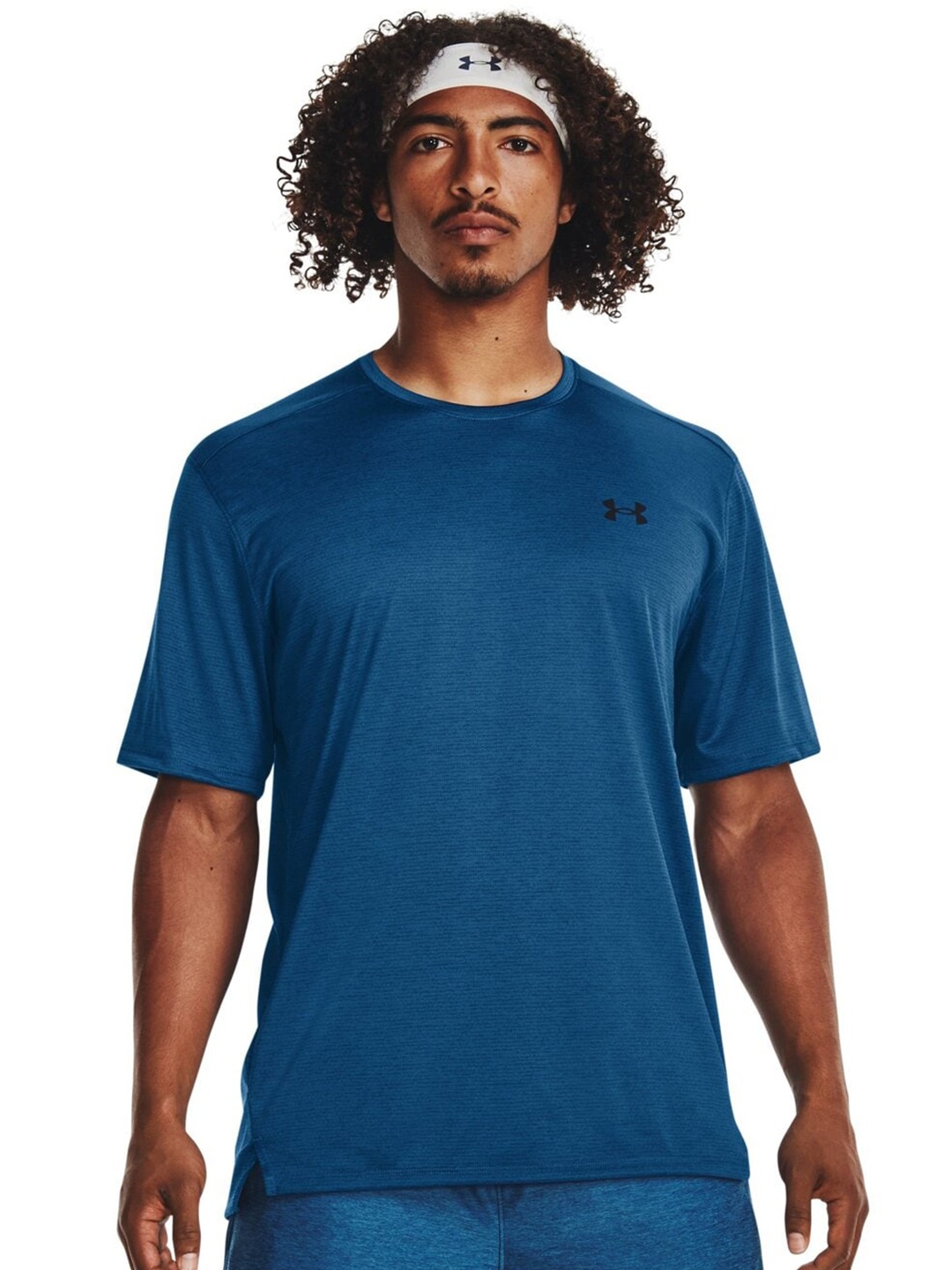 

UNDER ARMOUR Tech Vent Relaxed-Fit Short Sleeve T-Shirts, Blue