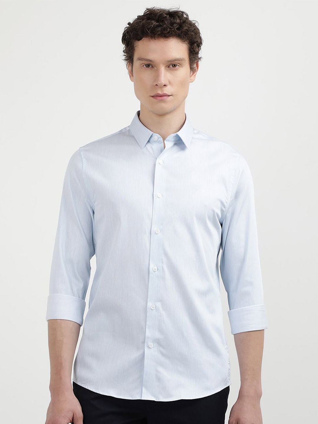 

Calvin Klein Jeans Men Opaque Casual Shirt, Blue