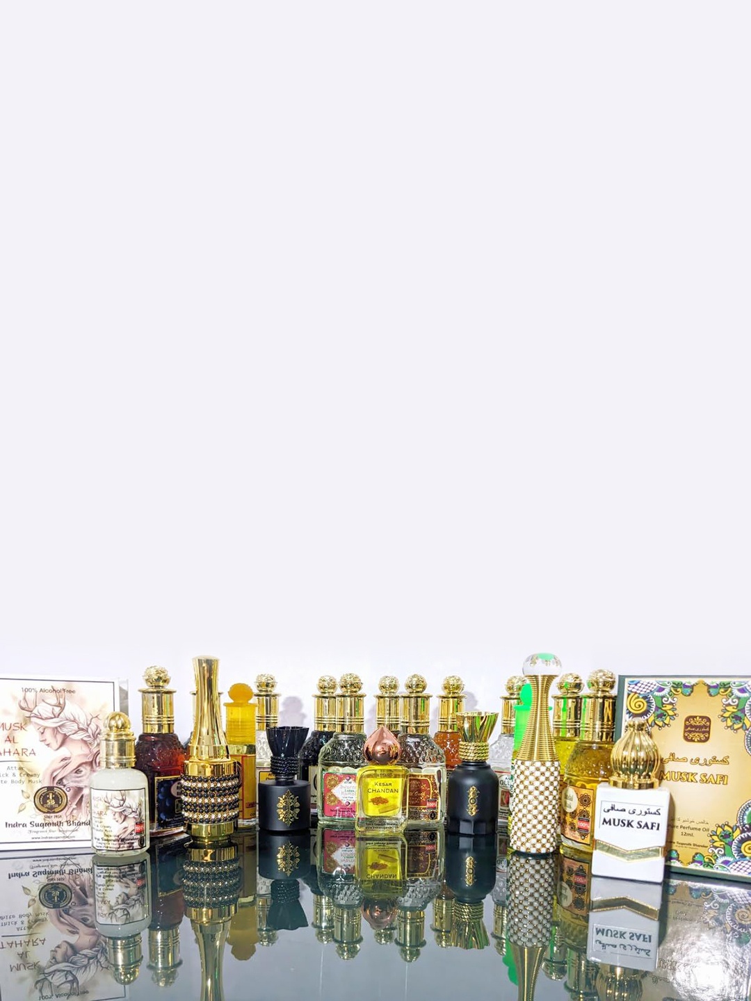 

INDRA SUGANDH BHANDAR Set Of 2 Swarnaa Chandan Attar- 25ml Each, Transparent