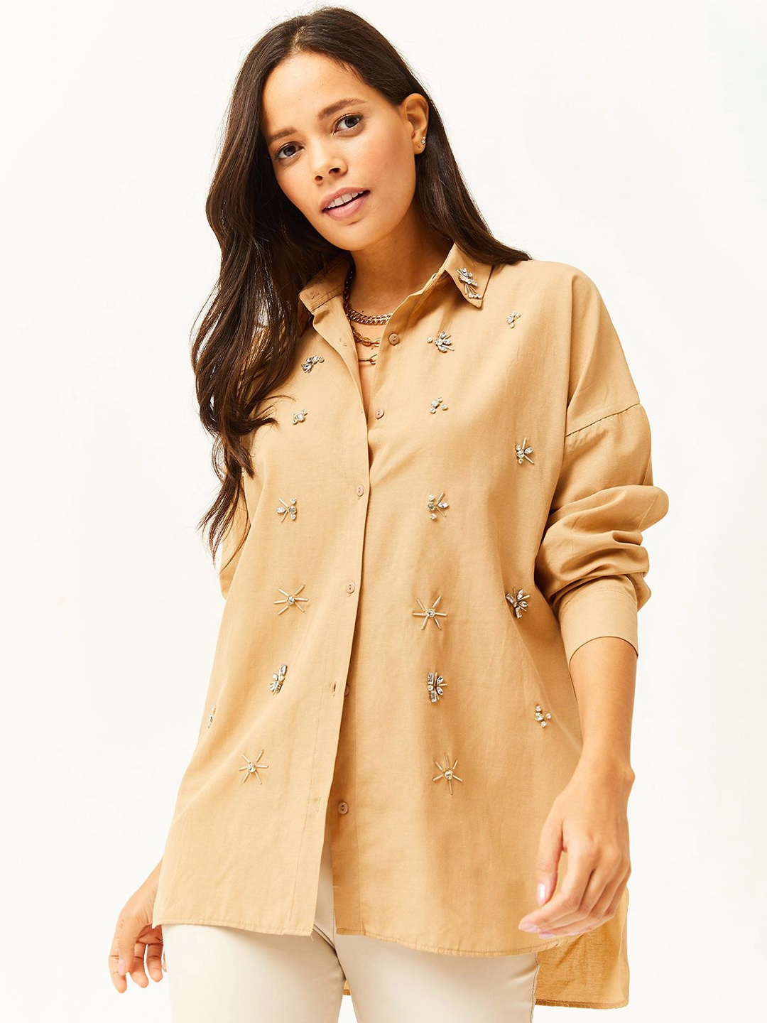 

Olalook Women Opaque Casual Shirt, Na