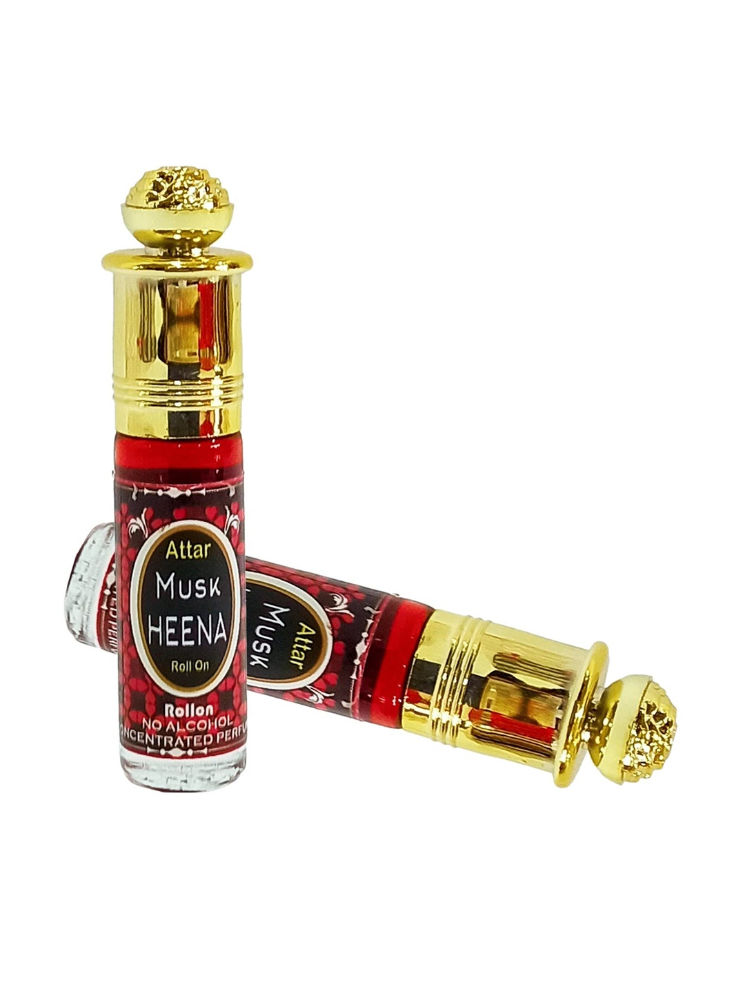 

INDRA SUGANDH BHANDAR Set Of 2 Musk Heena Attar-6ml Each, Transparent