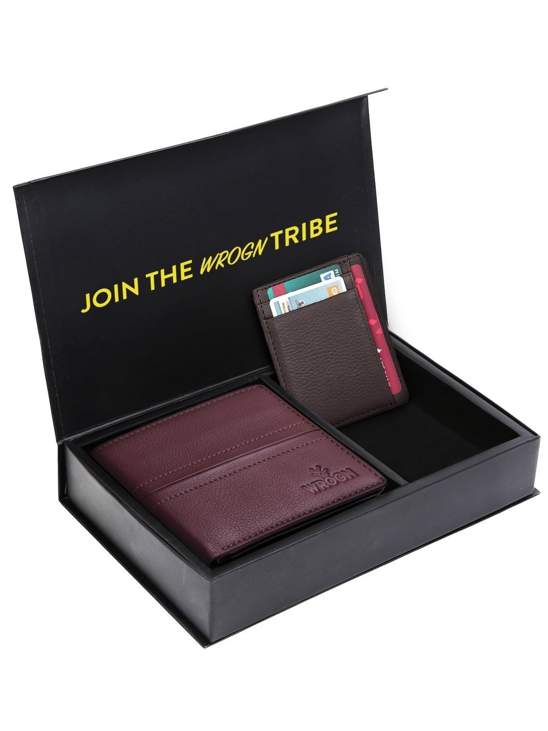 

WROGN Men Accessory Gift Set of, Brown