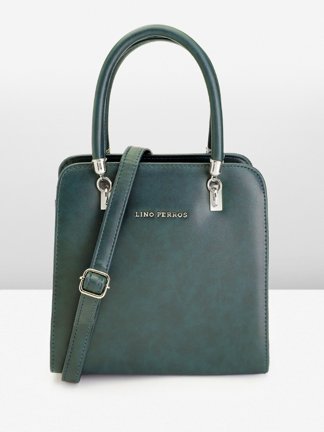 

Lino Perros Structured Handheld Bag, Green