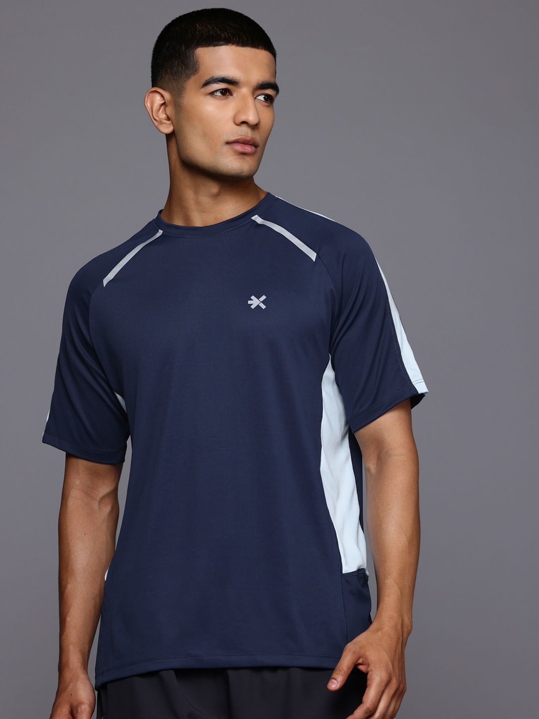 

HRX by Hrithik Roshan Rapid Dry Running T-shirt, Navy blue