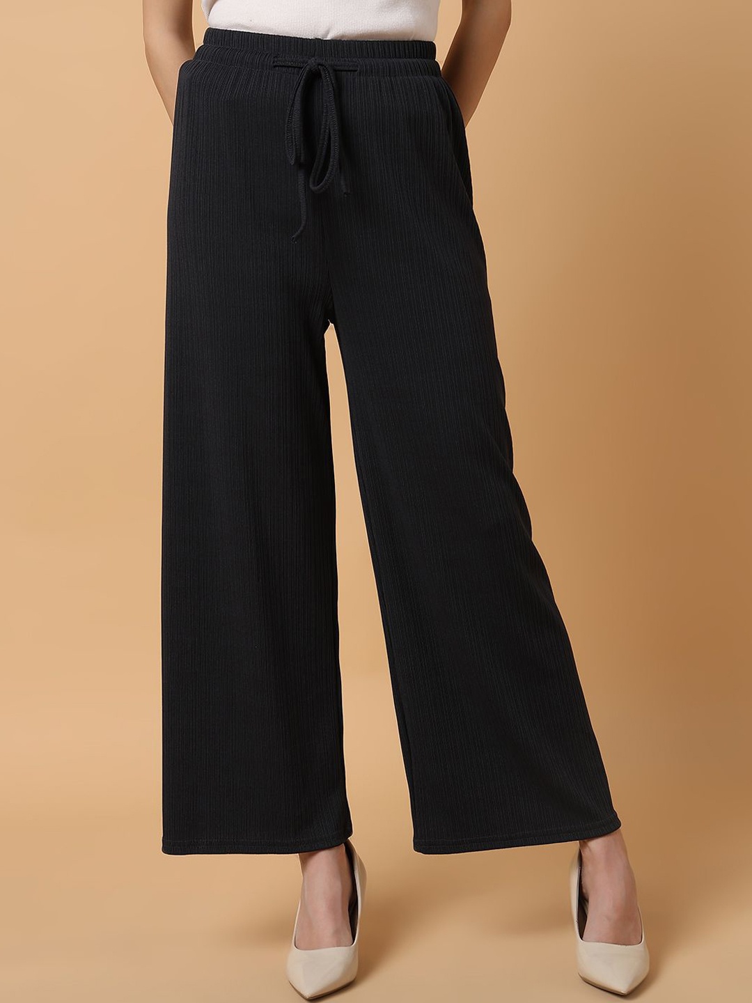 

SHOWOFF Women Comfort Slim Fit Trousers, Grey