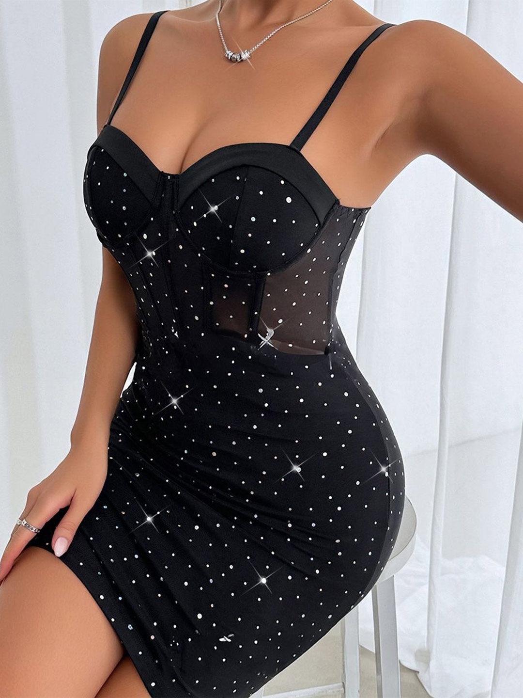 

StyleCast Bodycon Mini Dress, Black