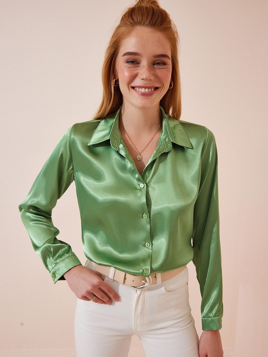 

Happiness istanbul Women Opaque Casual Shirt, Na