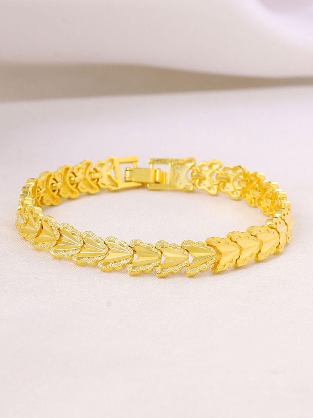 

Yellow Chimes Gold Plated Wraparound Bracelet