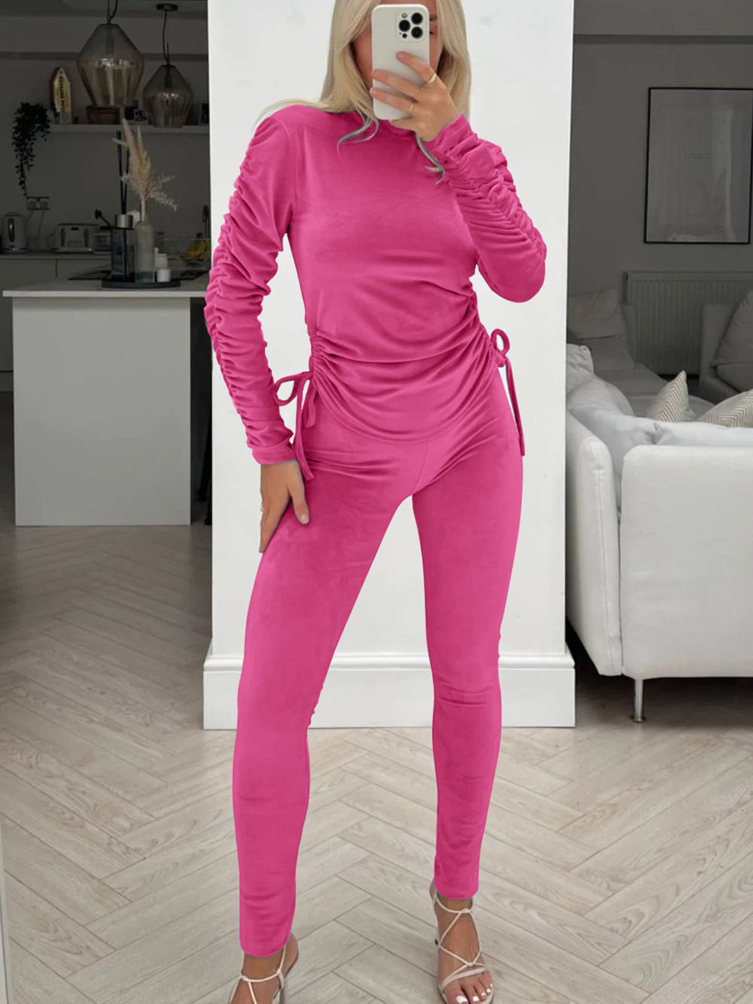 

HERE&NOW Top With Leggings Co-Ords, Rose