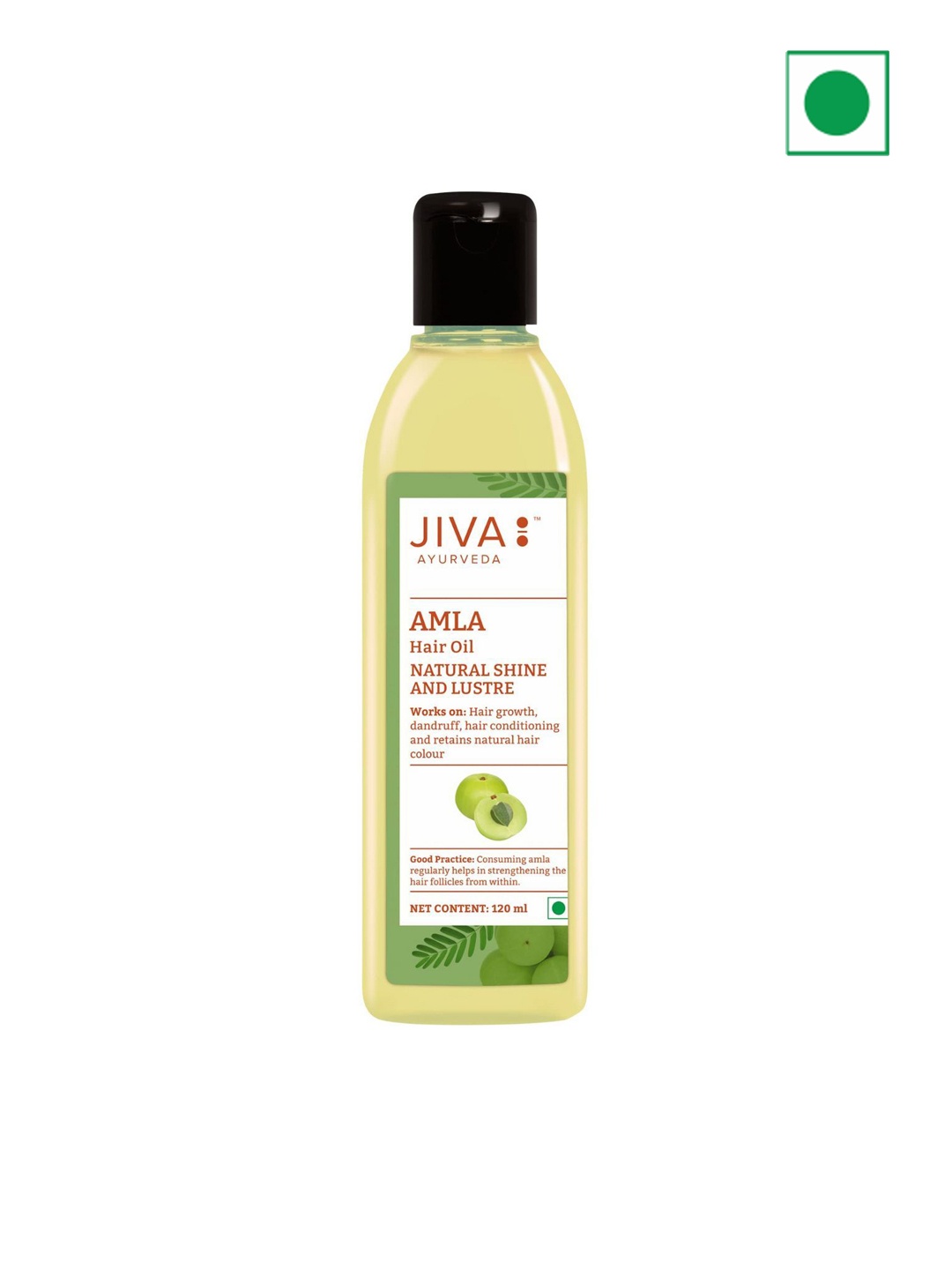 

Jiva Amla Ayurvedic Hair Oil - 120 ml, Beige