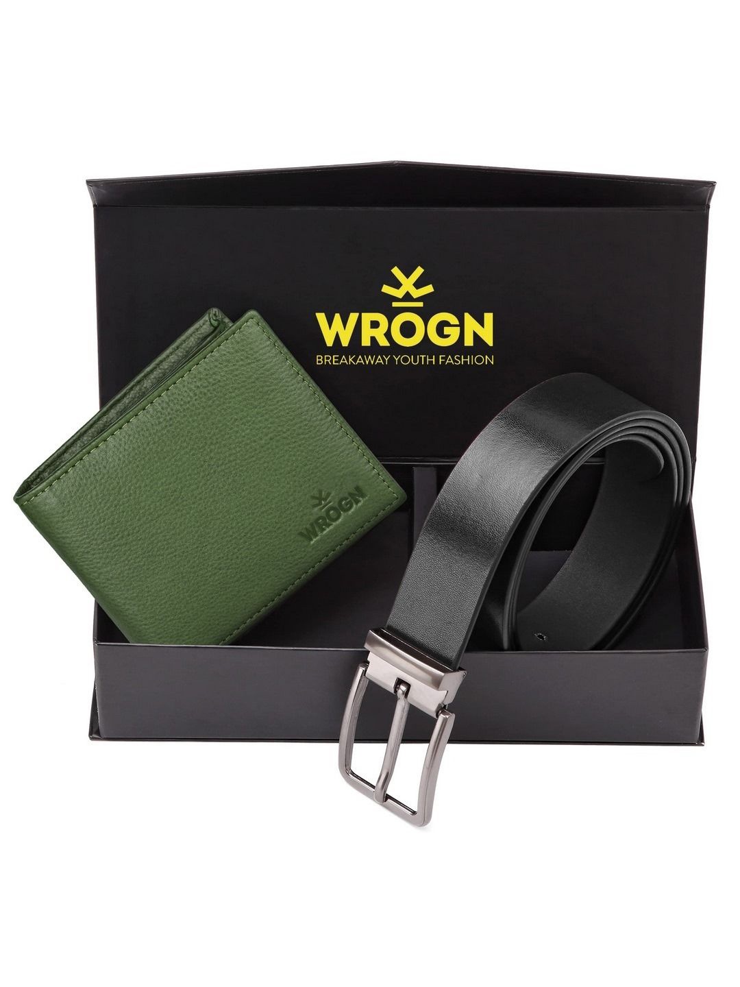 

WROGN Men Accessory Gift Set of, Green