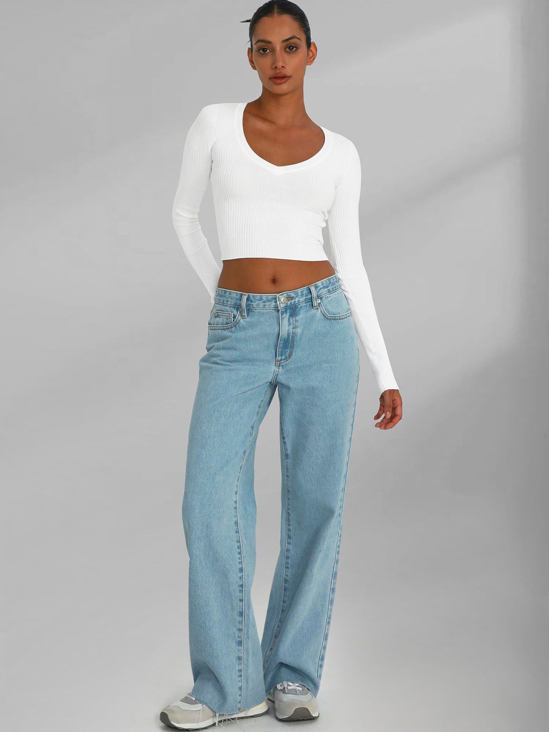 

HERE&NOW Crop Top, White