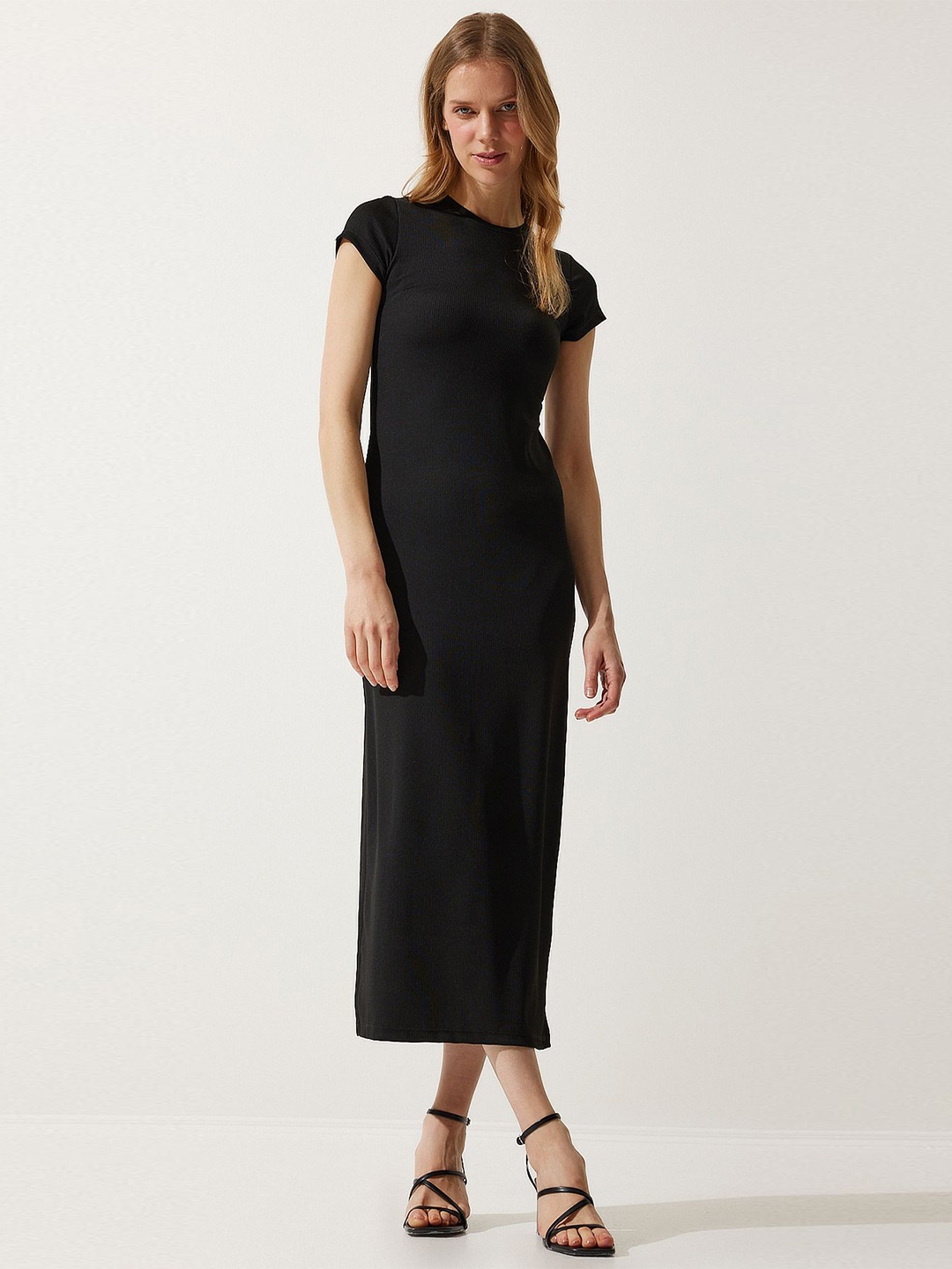 

Happiness istanbul Sheath Midi Dress, Black