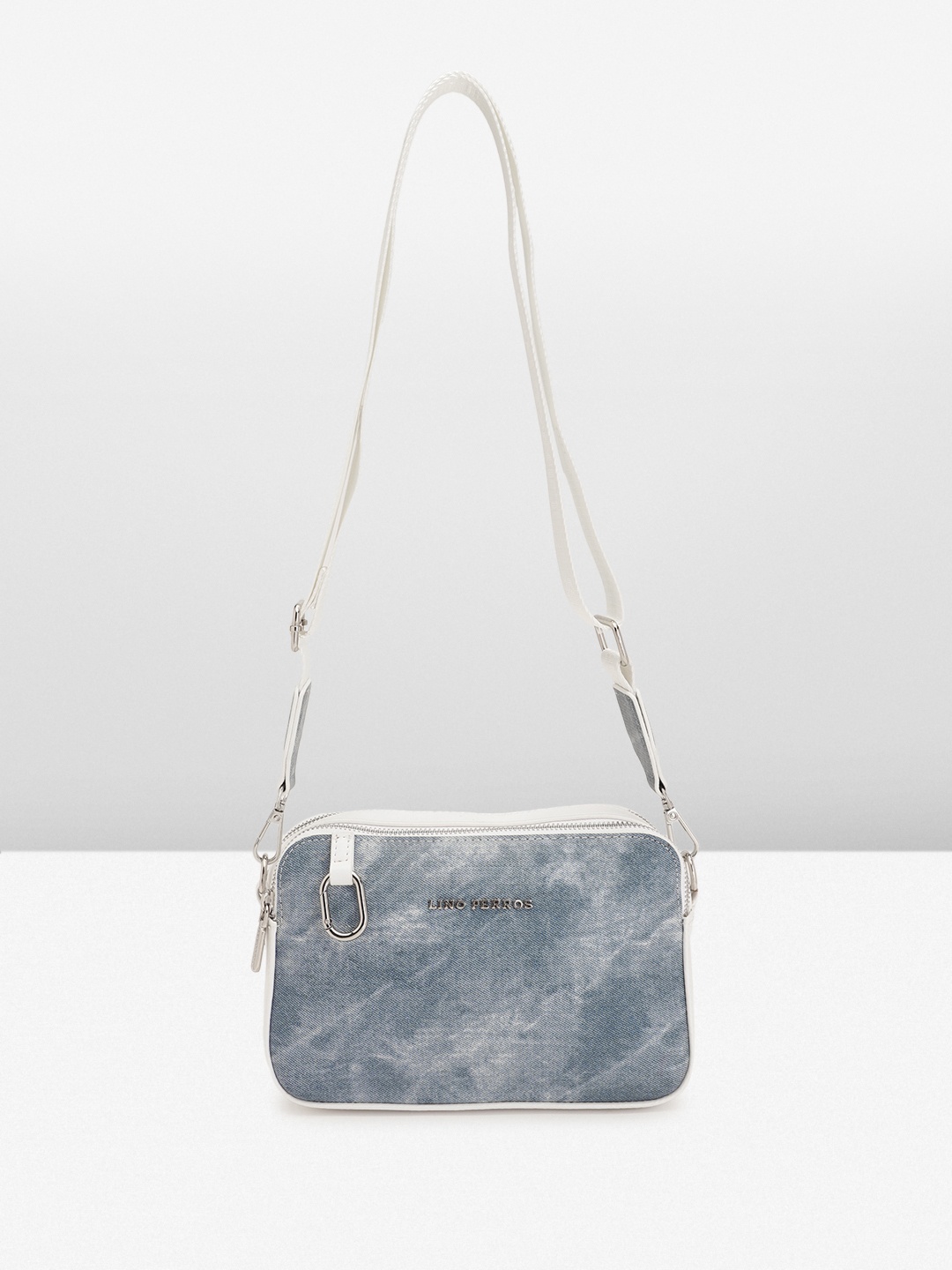 

Lino Perros Structured Sling Bag, Grey