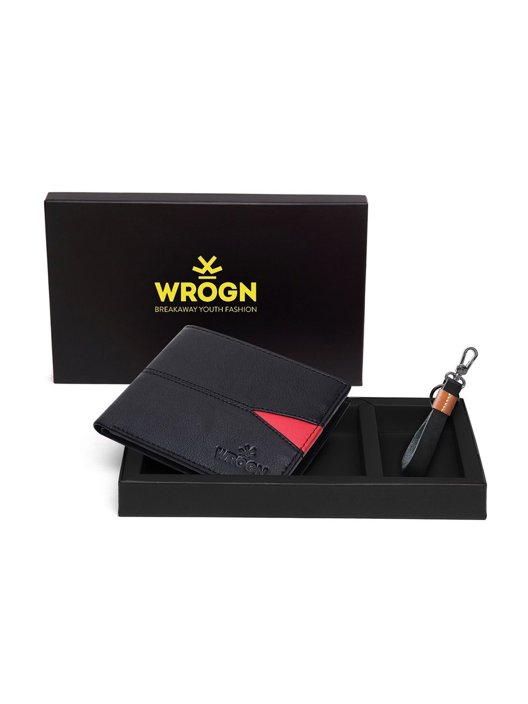 

WROGN Men Accessory Gift Set of, Black