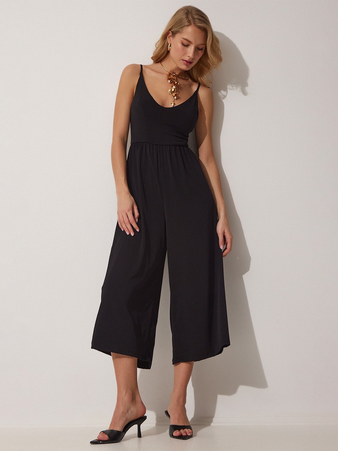 

Happiness istanbul Basic Jumpsuit, Black