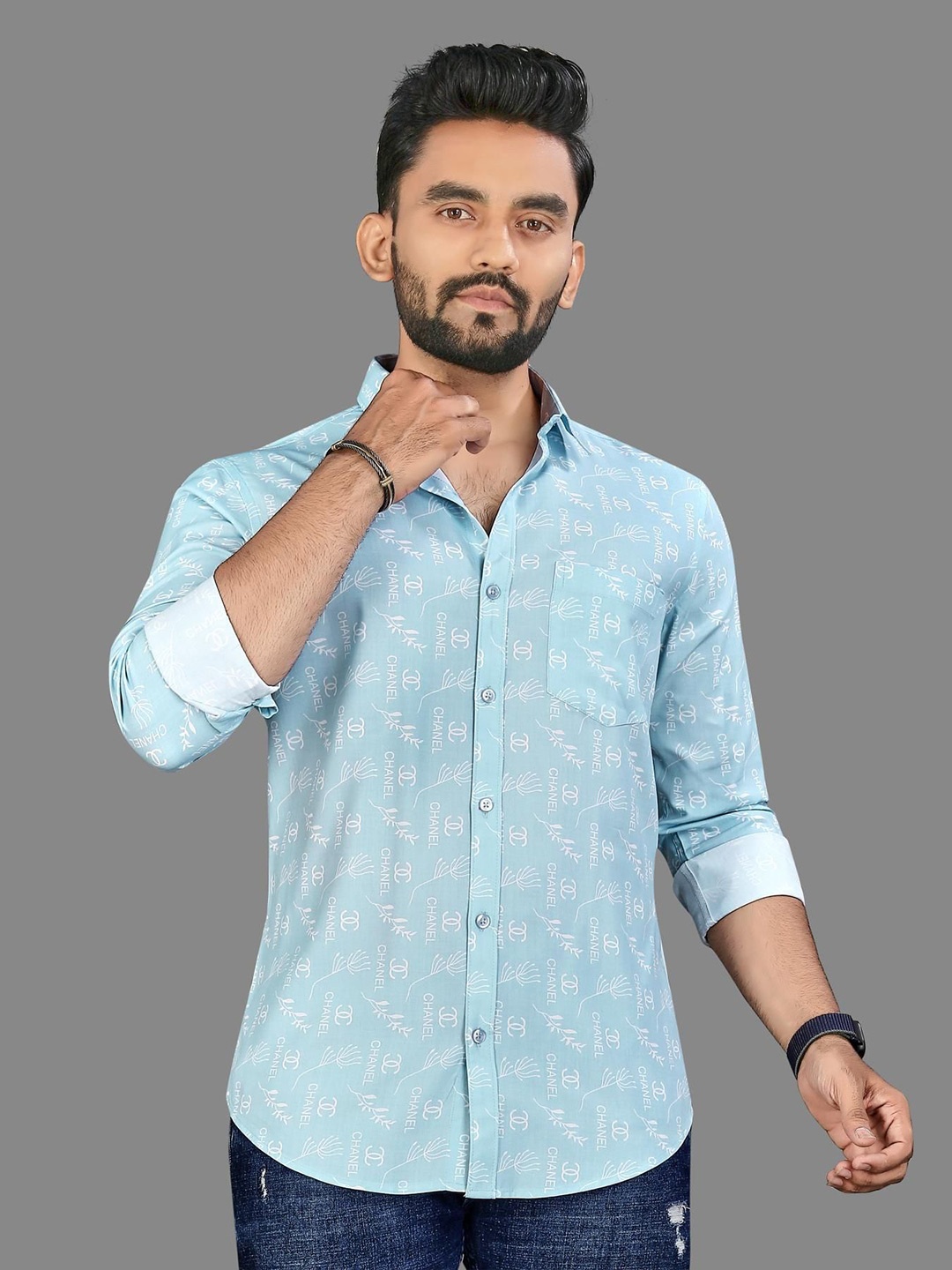 

ADWYN PETER Men Classic Floral Opaque Printed Casual Shirt, Multi