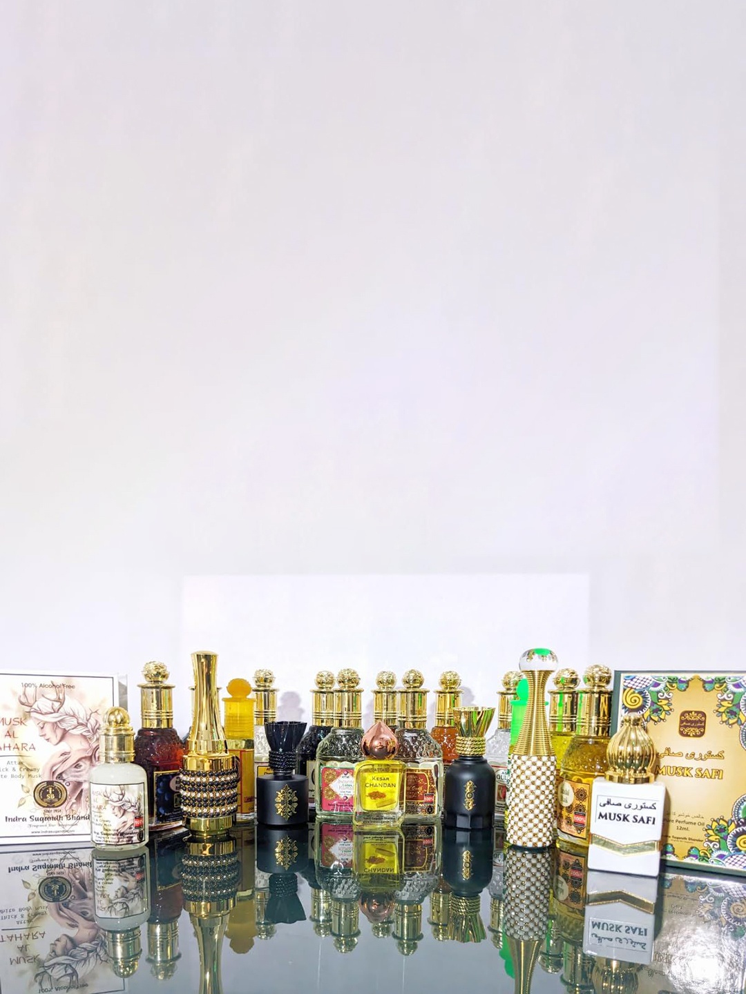 

INDRA SUGANDH BHANDAR 100% Natural Luxury Attar Perfume-12 ml, Transparent