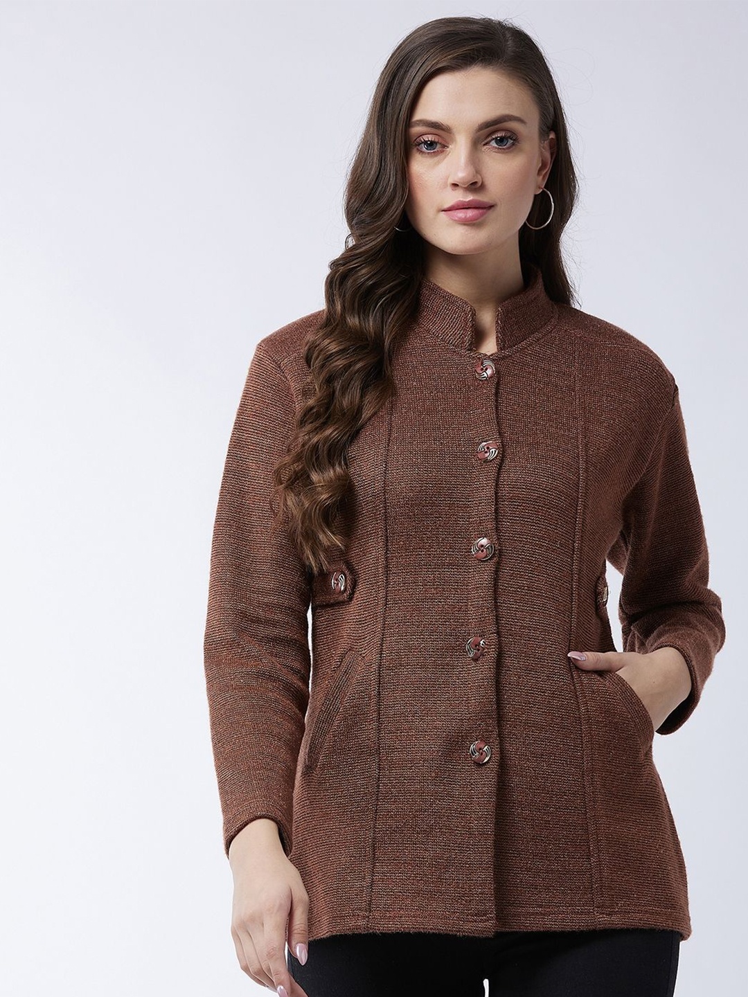 

PIVL Women Cardigan, Brown