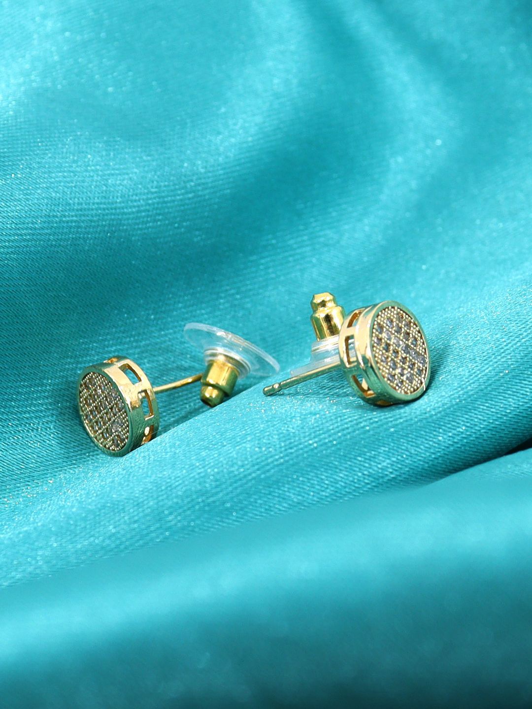 

Krelin Circular Studs Earrings, Gold