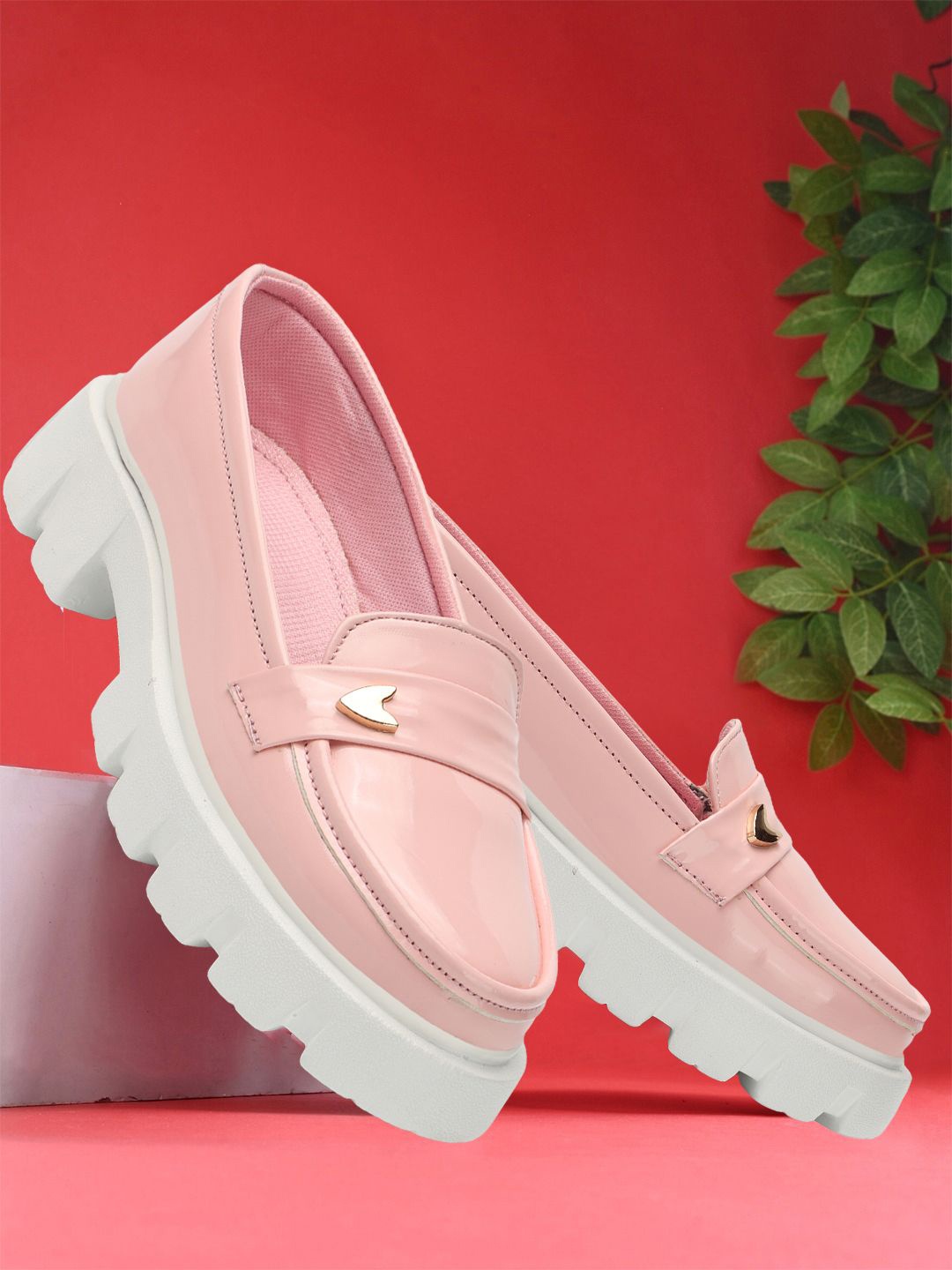 

HimQuen Women Loafers, Pink