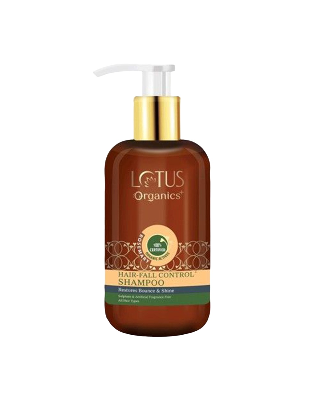 

Lotus Organics+ Hair Fall Control Shampoo- 300 ml, Brown