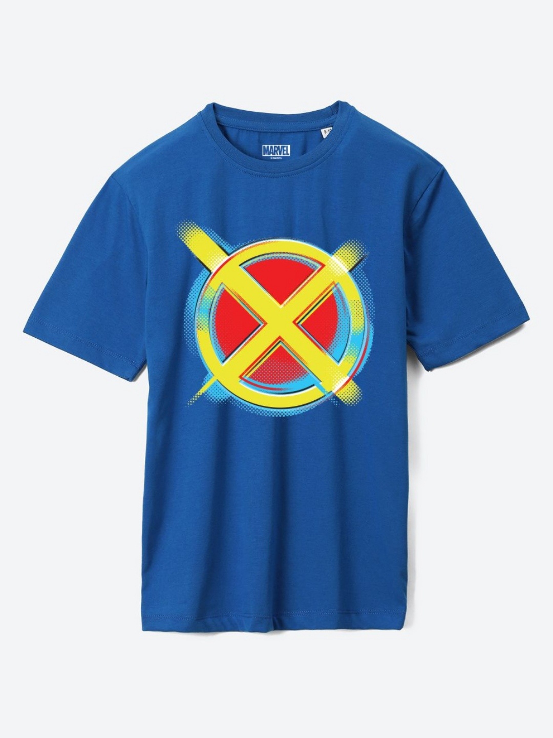 

YK Marvel Boys Avengers Printed Pure Cotton Applique T-shirt, Blue