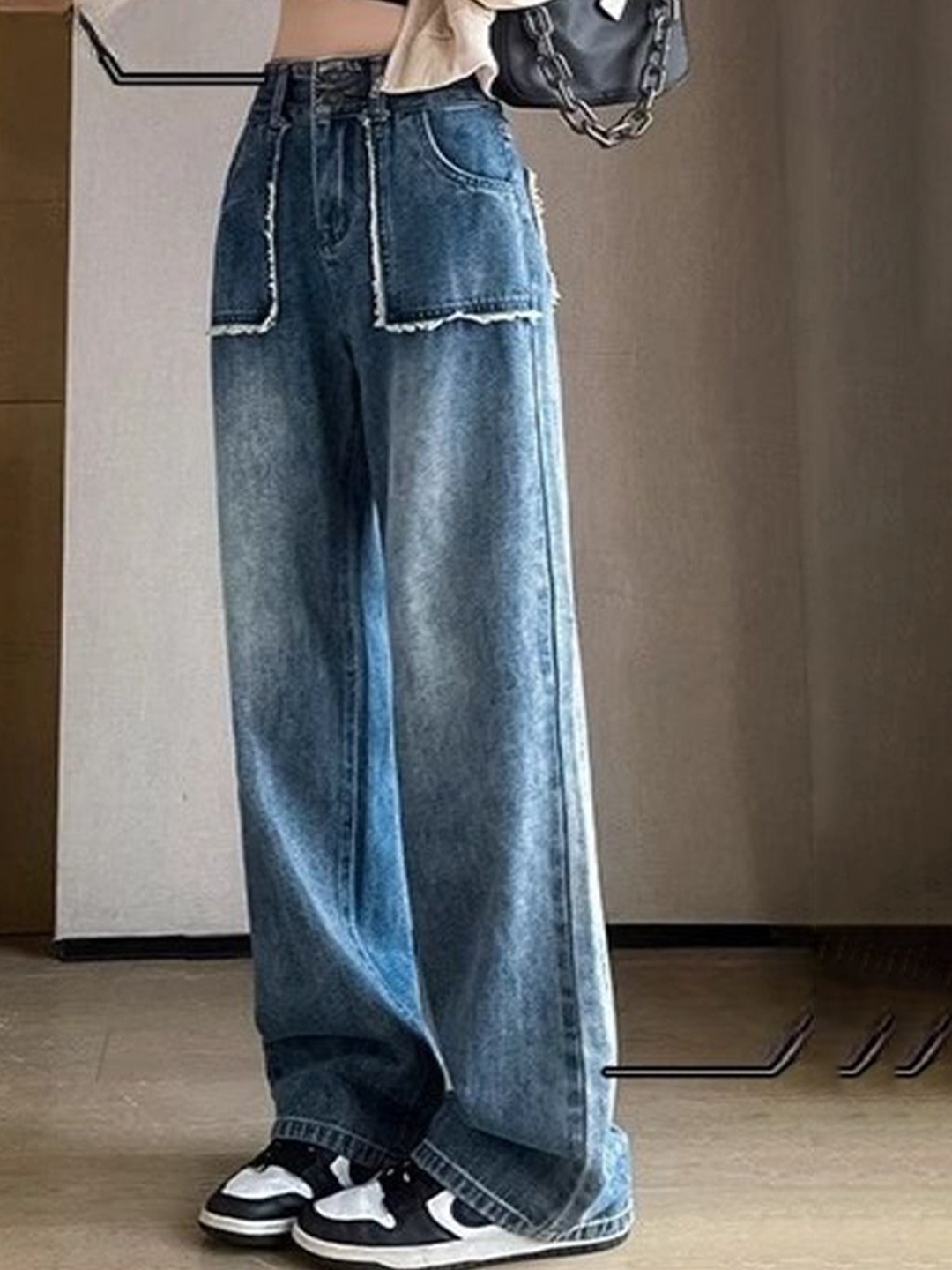 

StyleCast Women Relaxed Fit High-Rise Jeans, Blue
