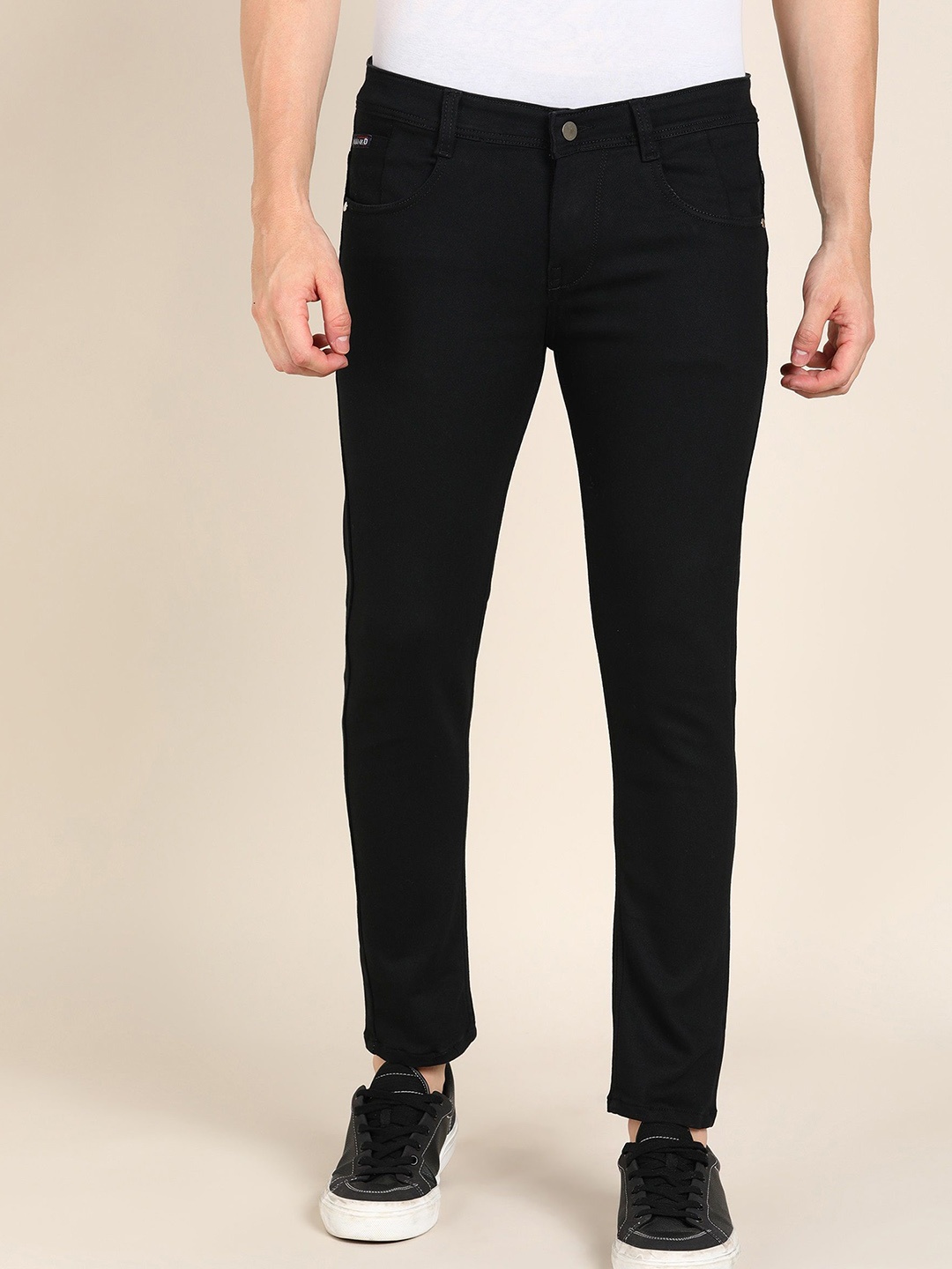 

Mank D Boys Slim Fit Stretchable Jeans, Black